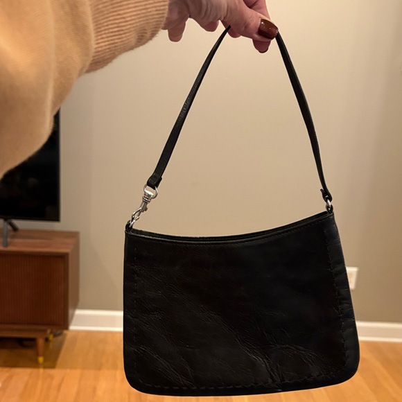 Like new black leather Banana republic purse - Picture 3 of 3